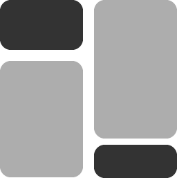 Boxes of rectangles representing web design.